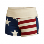 Patriotic Pajama Shorts for Cozy Comfort in Soft Stretch Fabric