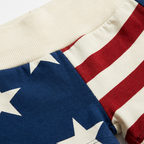 Patriotic Pajama Shorts for Cozy Comfort in Soft Stretch Fabric