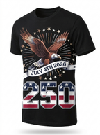 250th Anniversary USA T-Shirt – Patriotic Heritage Graphic Tee
