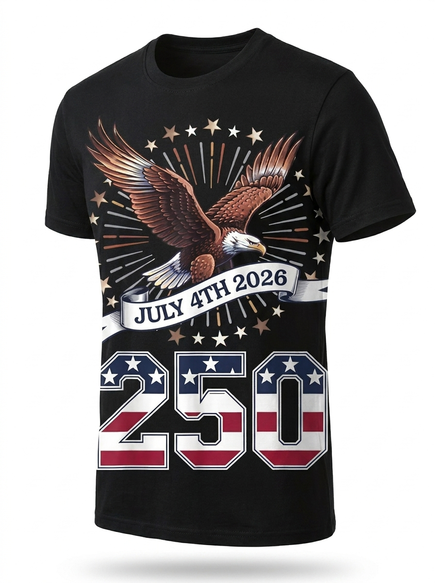 250th Anniversary USA T-Shirt – Patriotic Heritage Graphic Tee