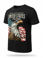 USA 250th Anniversary Patriotic T-Shirt – Soft Cotton Graphic Tee