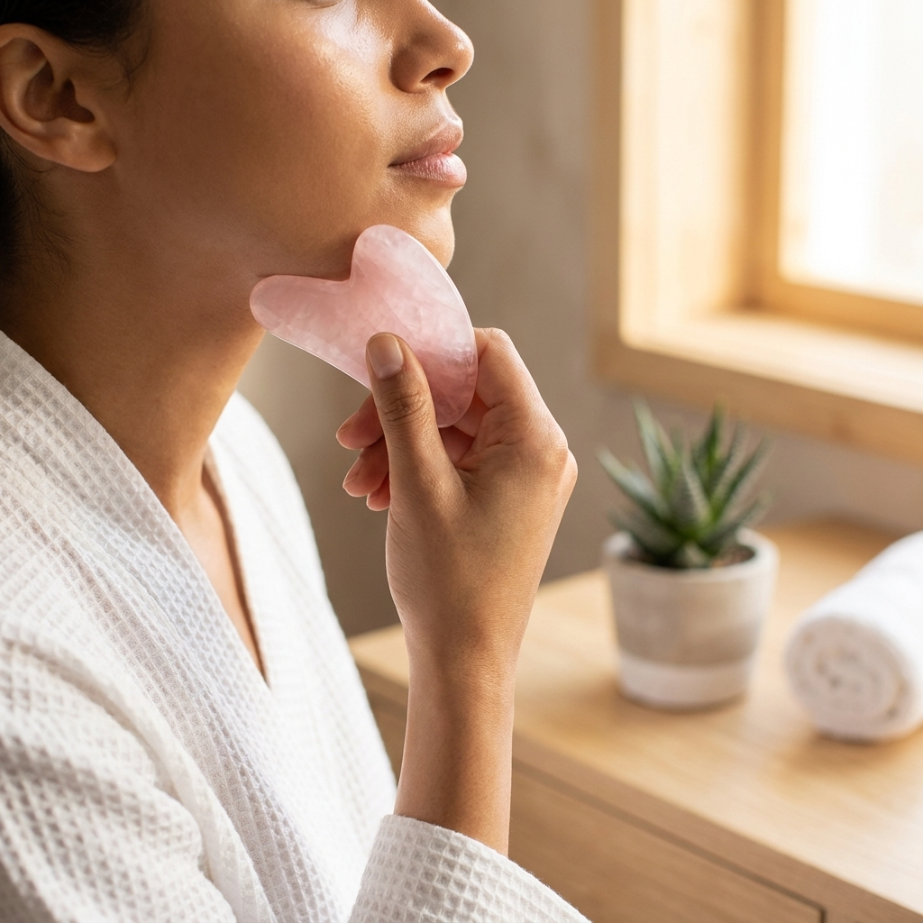 Jade Roller & Gua Sha Set for a Radiant Glow Ritual