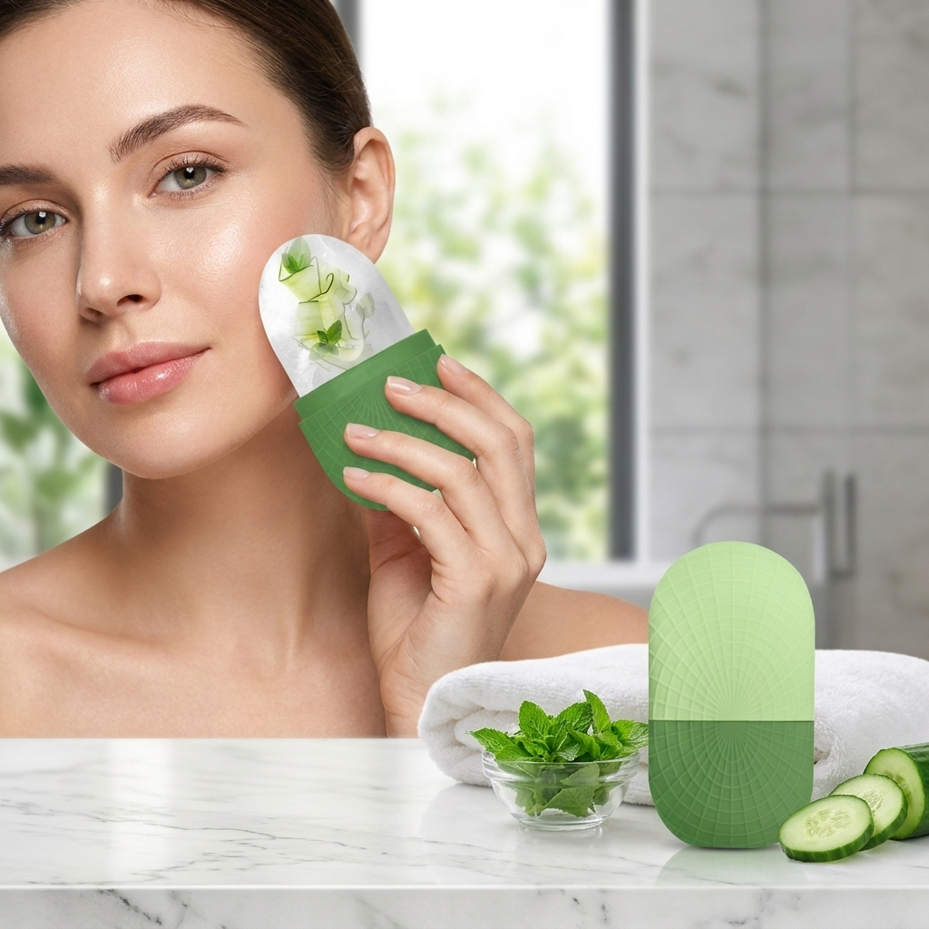 Silicone Ice Roller for Cooling Glow & Refreshing Skincare Ritual