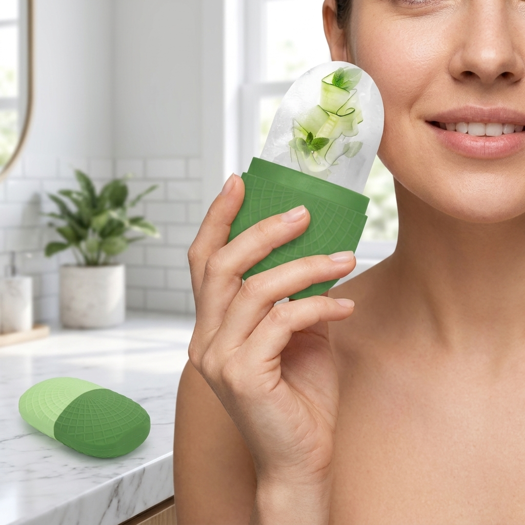 Silicone Ice Roller for Cooling Glow & Refreshing Skincare Ritual