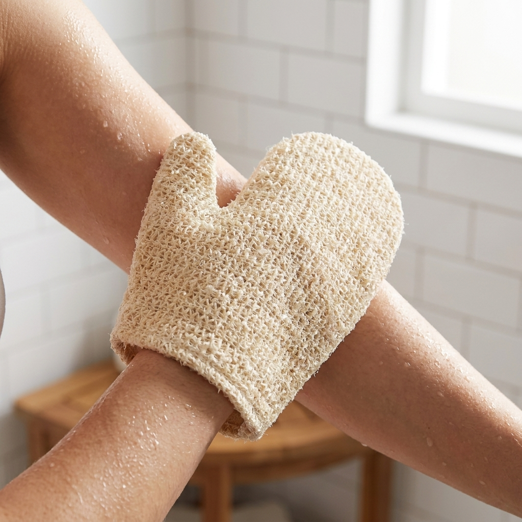 Sisal Exfoliating Bath Mitt for Smooth Skin & Gentle Body Care