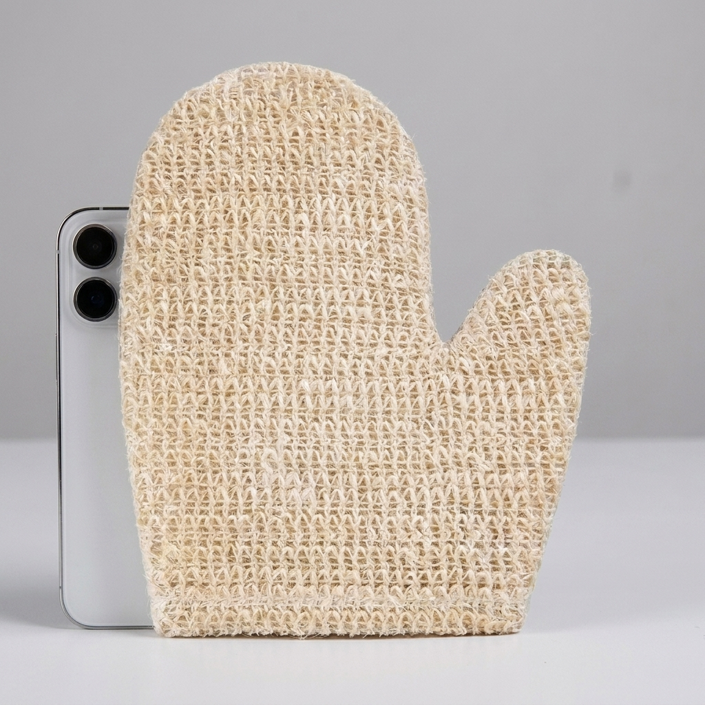 Sisal Exfoliating Bath Mitt for Smooth Skin & Gentle Body Care