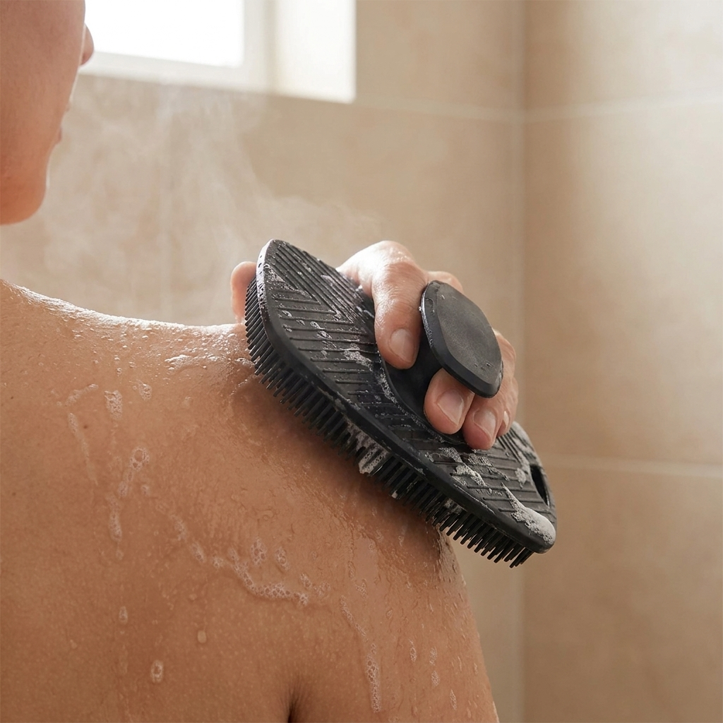 Silicone Body Scrubber for Smooth Skin & Gentle Cleansing Ritual