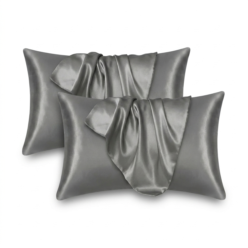 Silk Satin Pillowcase – Smooth Beauty Sleep Hair-Friendly Comfort