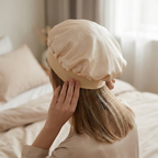 Satin Sleep Bonnet – Frizz Protection with Soft Elastic Band