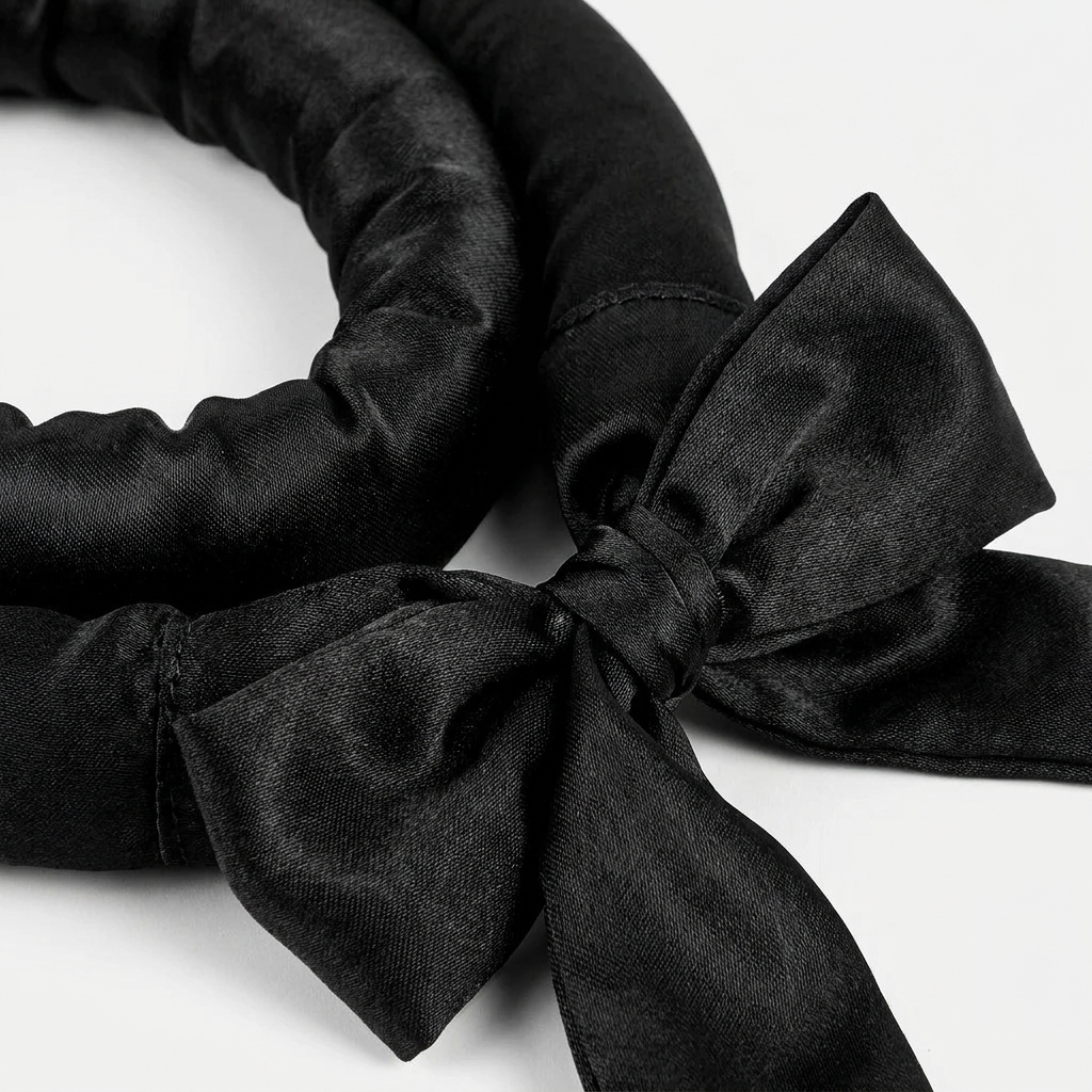Heatless Curling Headband – Soft Satin Overnight Hair Curler