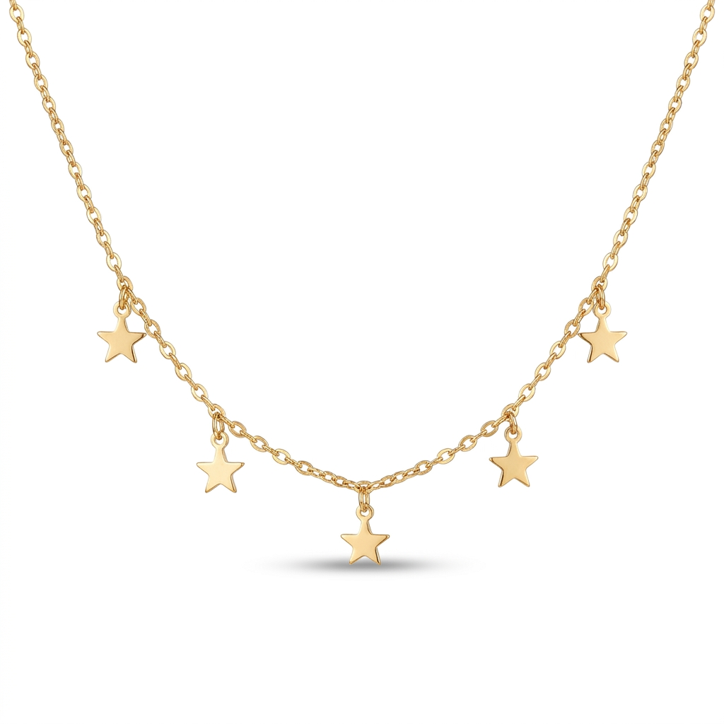 Star Tassel Choker Necklace – Boho Style with Vintage Pendant