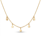 Star Tassel Choker Necklace – Boho Style with Vintage Pendant