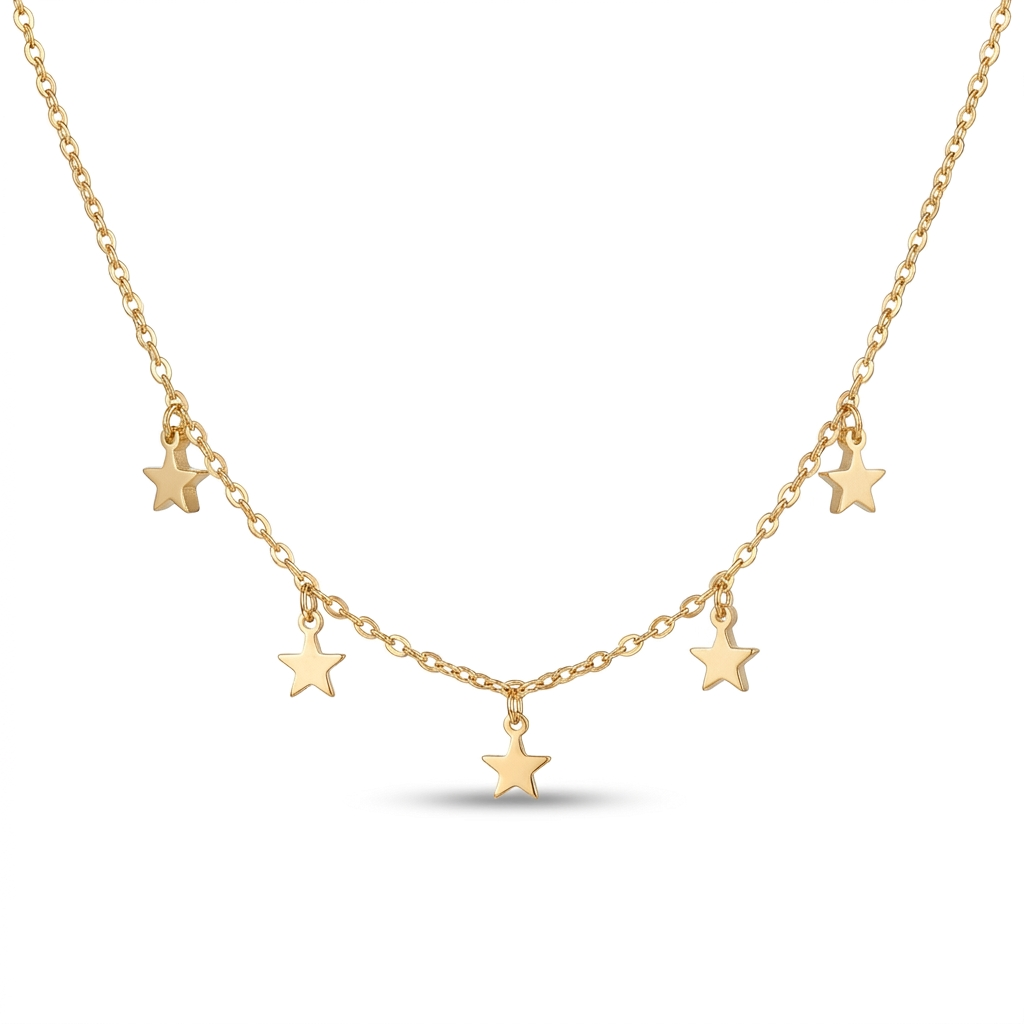 Star Tassel Choker Necklace – Boho Style with Vintage Pendant