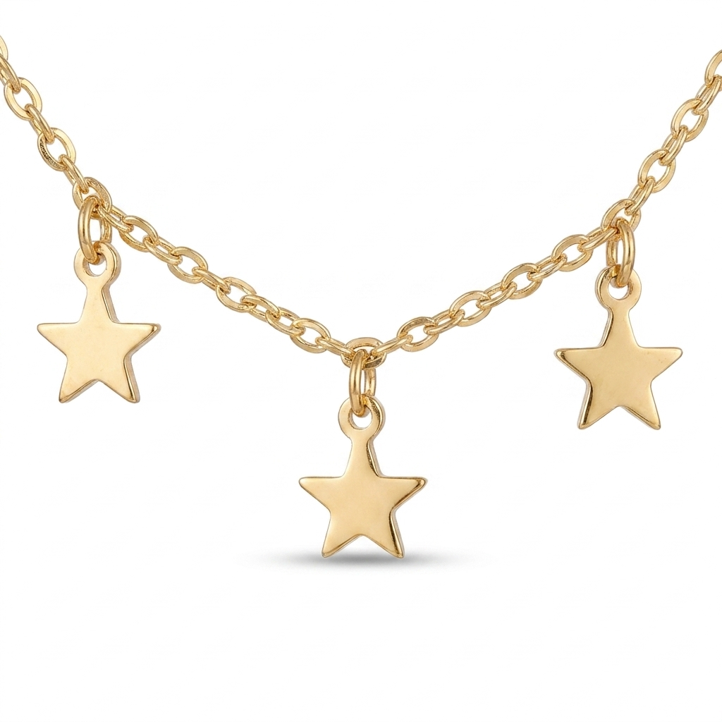 Star Tassel Choker Necklace – Boho Style with Vintage Pendant