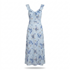 Floral Sling Dress – Effortless Summer Style with Backless Design