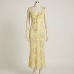 Floral Sling Dress – Effortless Summer Style with Backless Design