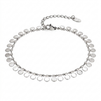Disc Tassel Anklet – Chic Shine & Glossy Stainless Steel