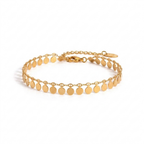 Disc Tassel Anklet – Chic Shine & Glossy Stainless Steel