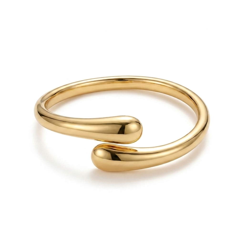Metal Cuff Bracelet – Bold Geometric Style & Adjustable Bangle