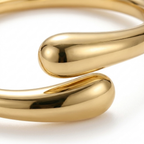 Metal Cuff Bracelet – Bold Geometric Style & Adjustable Bangle