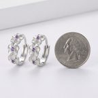 Flower Stud Earrings – Delicate Style & 925 Sterling Silver
