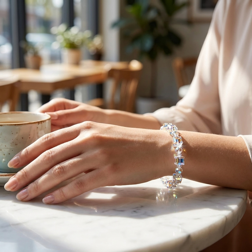 Crystal Beaded Bracelet – Chic Handmade Charm Jewelry