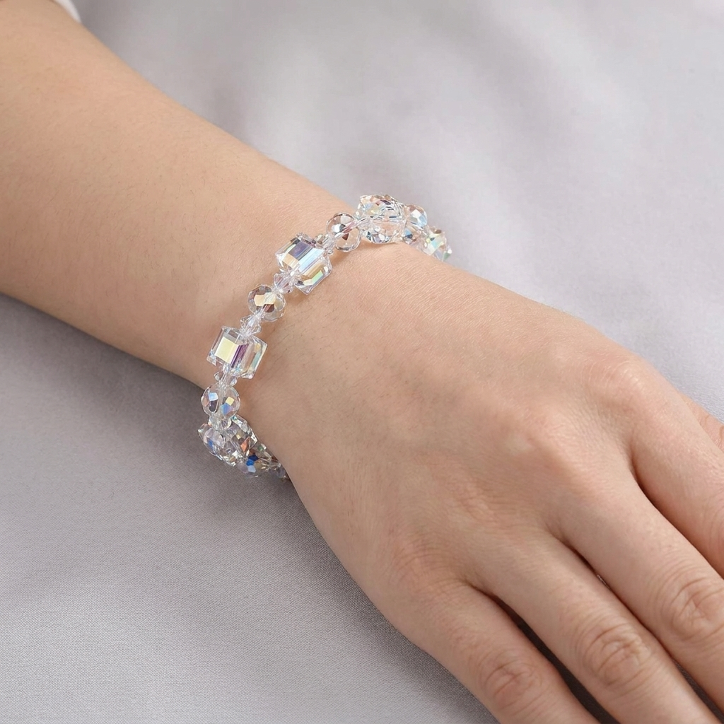 Crystal Beaded Bracelet – Chic Handmade Charm Jewelry