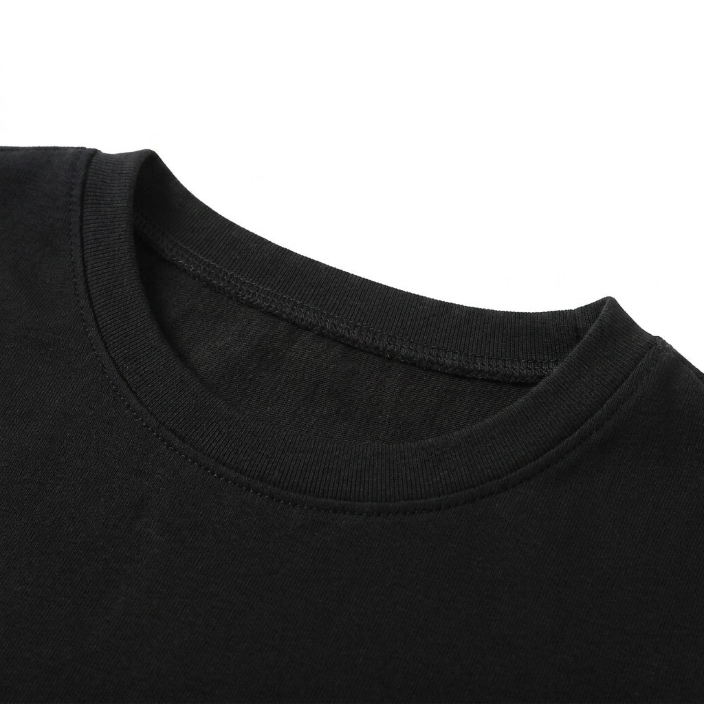Basic Crop Top – Flattering Slim Fit Crewneck Tee