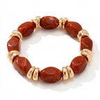 Acrylic Beaded Bracelet – Bohemian Elastic Everyday Style