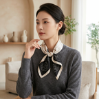 Silk Bag Scarf Ribbon – Chic Satin Handle Wrap