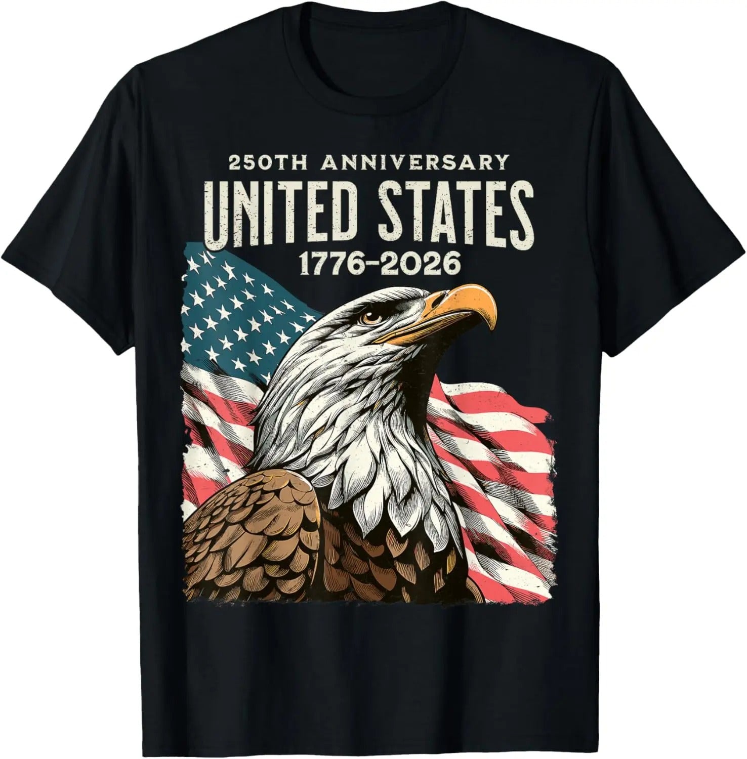 USA 250th Anniversary Patriotic T-Shirt – Soft Cotton Graphic Tee