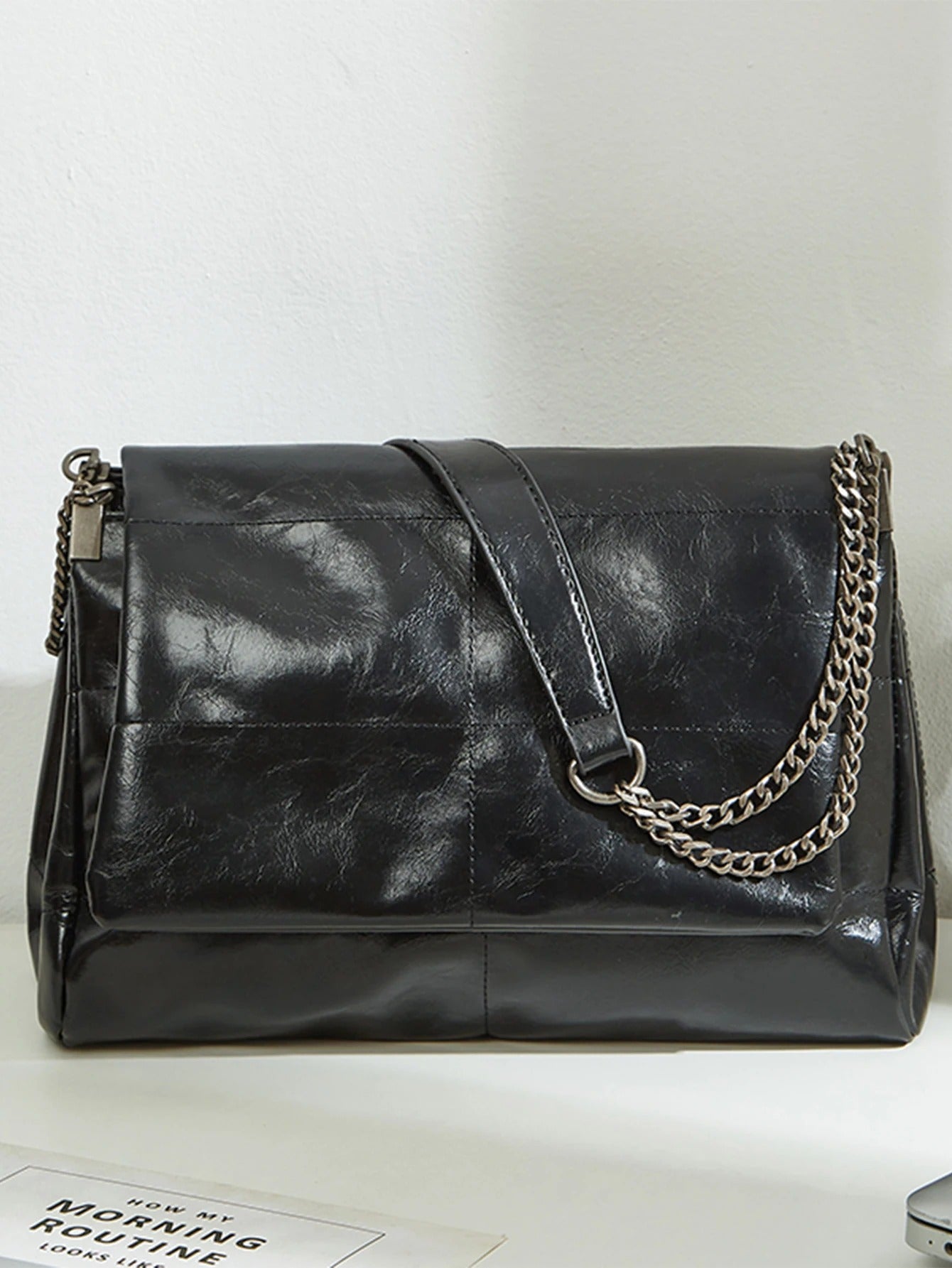 Large Capacity Women's Chain Tote Bag – Trendy & Chic