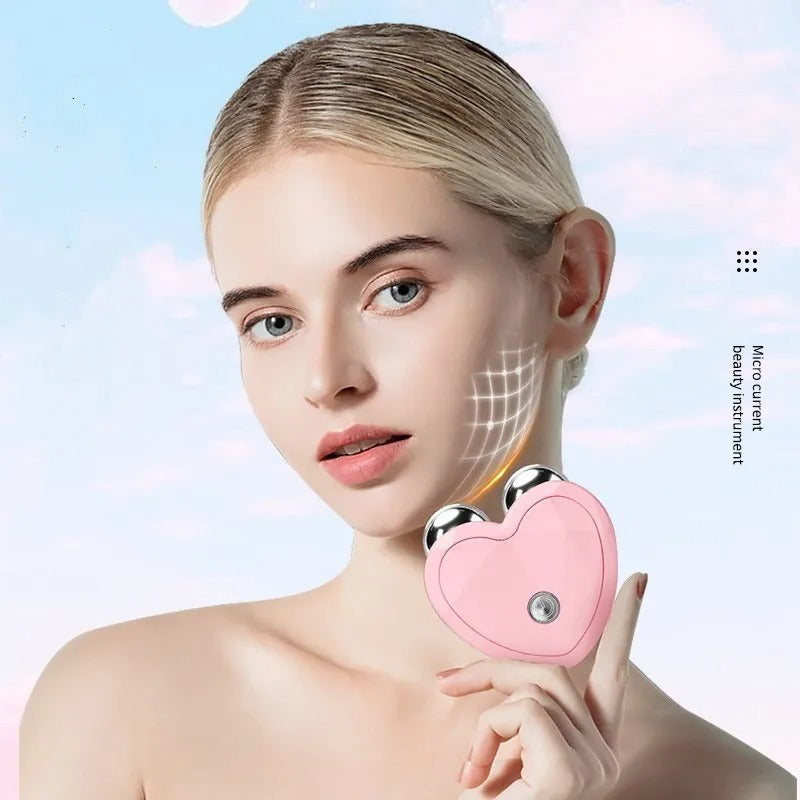 Microcurrent Facial Massager Roller - Skin Tightening & Lifting