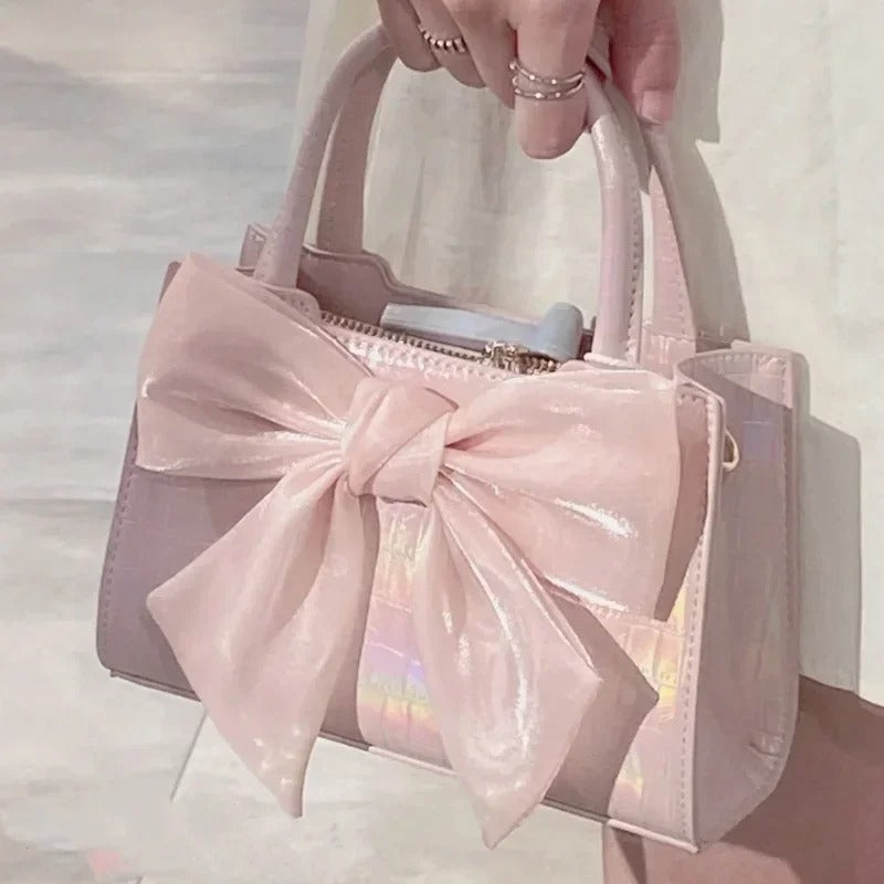 Women's Bow Clutch Purse – Cute Summer Shoulder Bag
