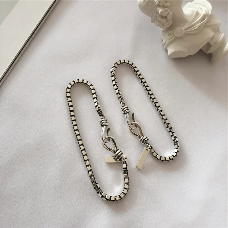 925 Silver Geometric Bracelet for Women – Elegant