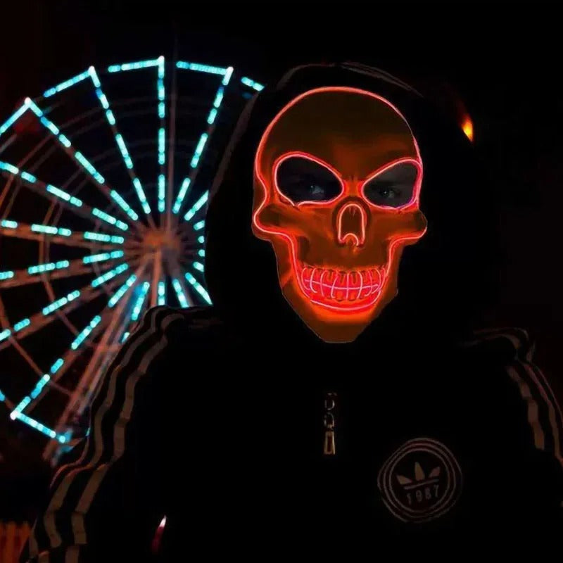 LED Skull Mask – EL Cold Light Halloween Cosplay