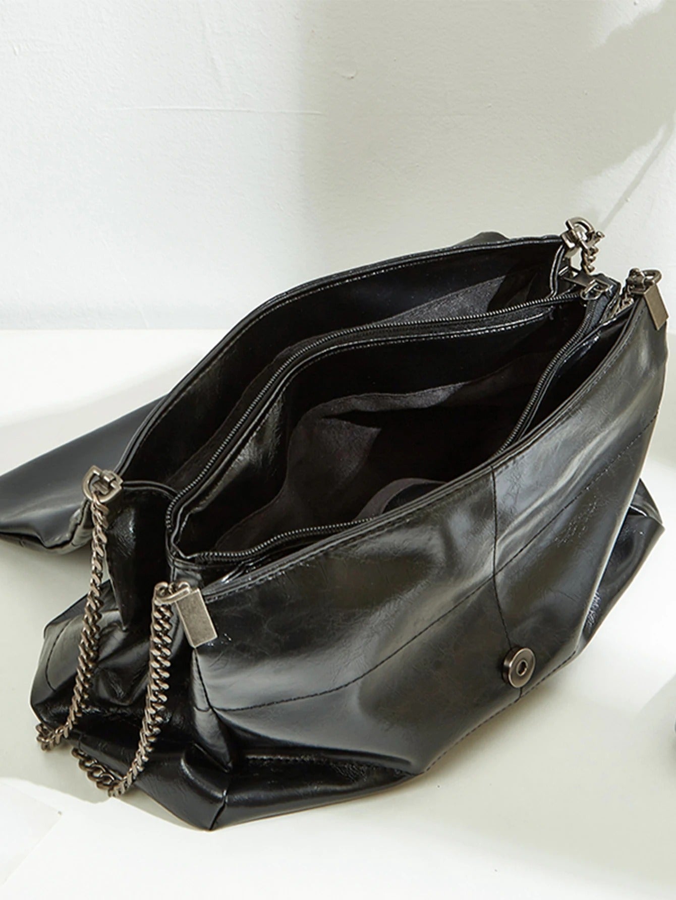 Large Capacity Women's Chain Tote Bag – Trendy & Chic