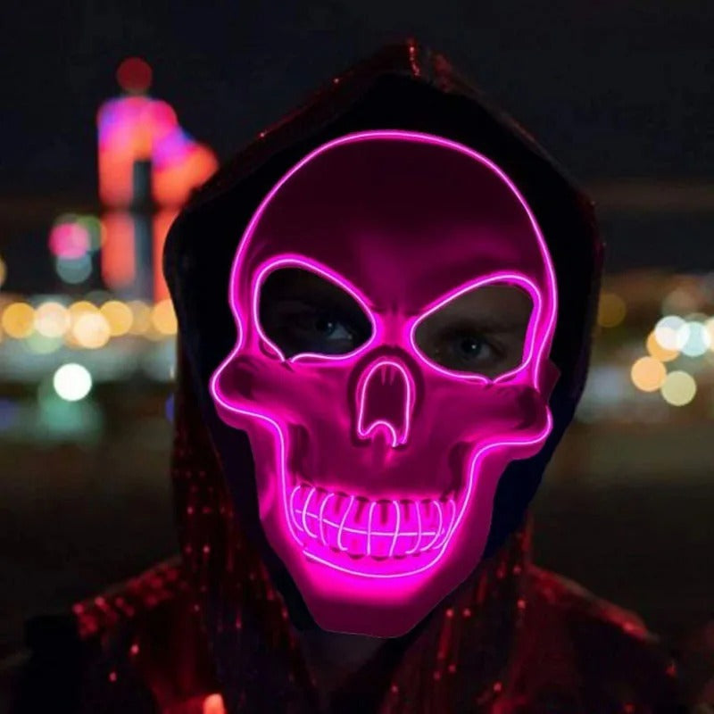 LED Skull Mask – EL Cold Light Halloween Cosplay