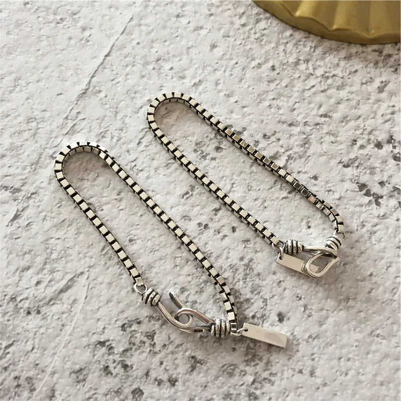 925 Silver Geometric Bracelet for Women – Elegant