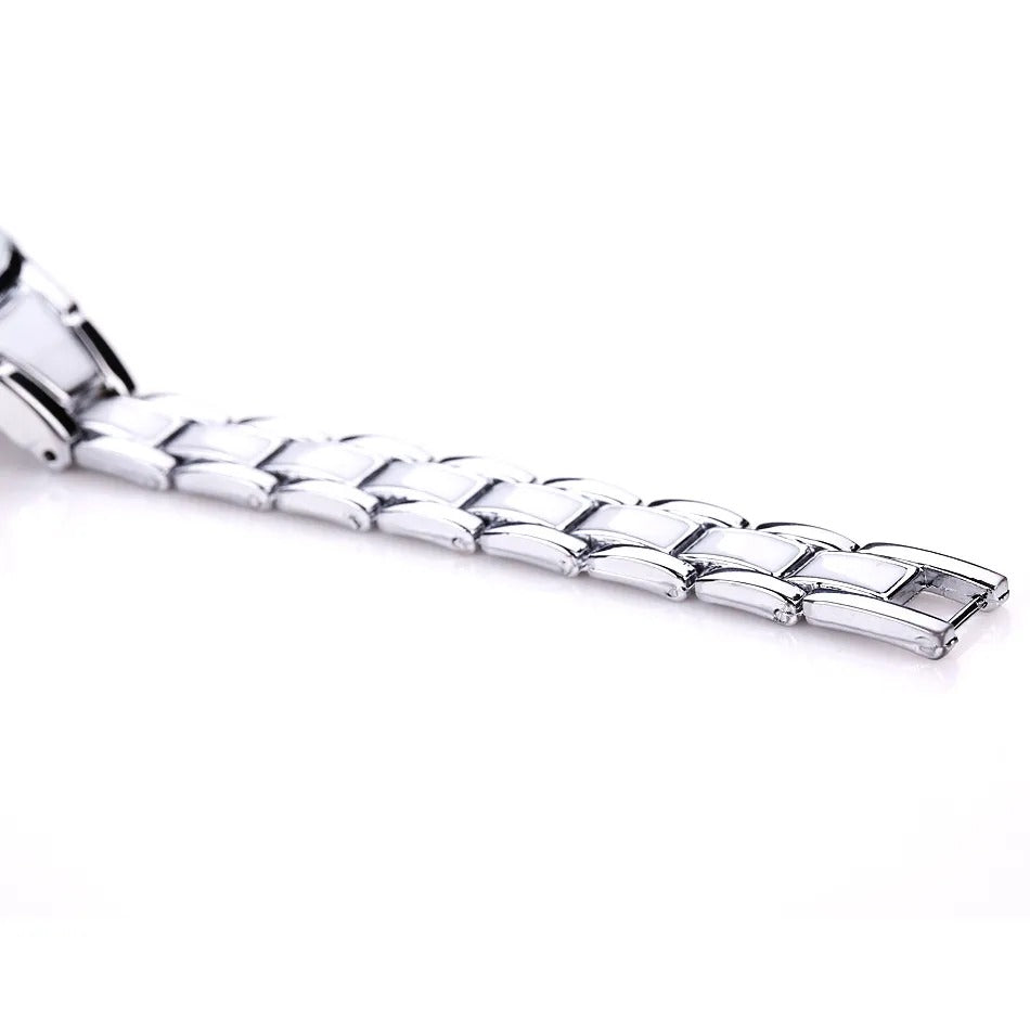 Elegant Women’s Quartz Watch Luxury Stainless Steel Wristwatch