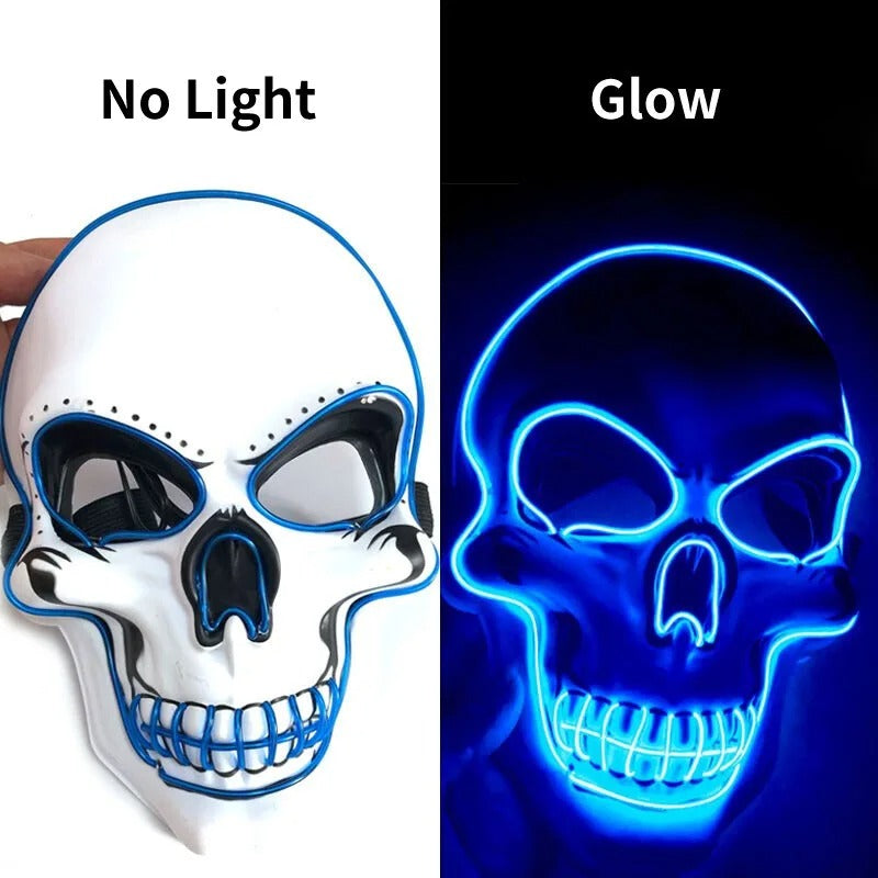 LED Skull Mask – EL Cold Light Halloween Cosplay