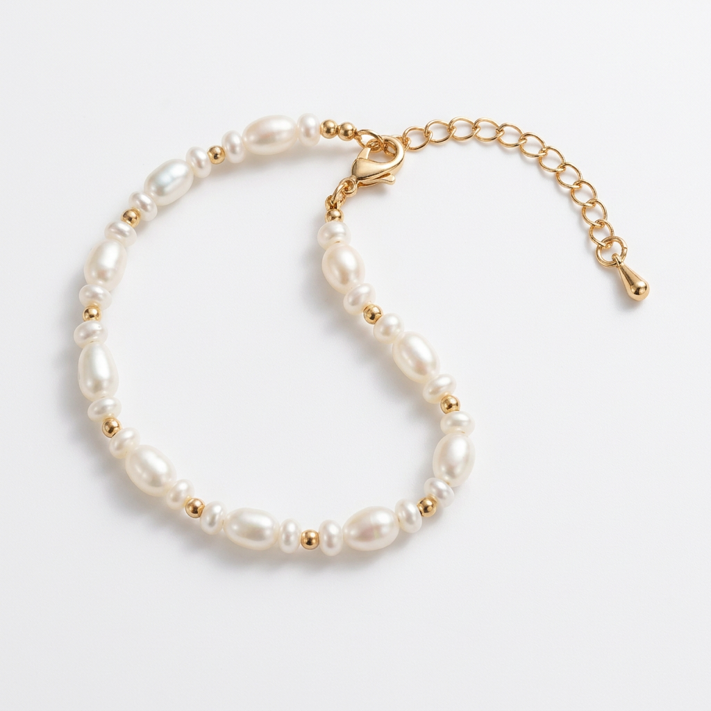 Freshwater Pearl Bracelet – Chic Baroque Strand Elegance