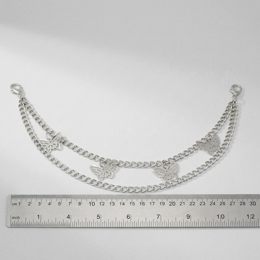 Multi-Layer Bag Chain Strap – Chic Metal Charm Accent