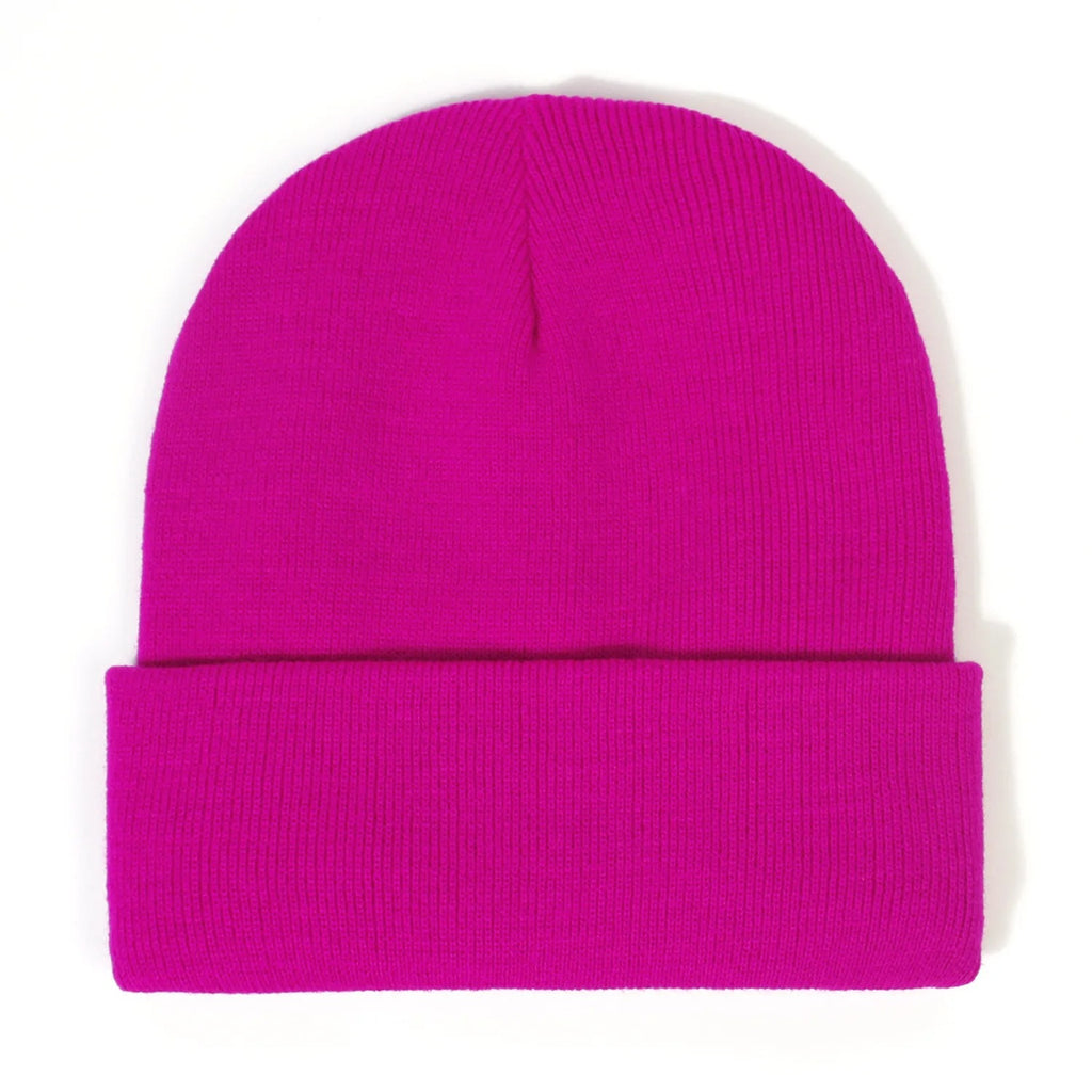 Silk Satin Lined Winter Beanie Warm Chunky Satin Head Cap