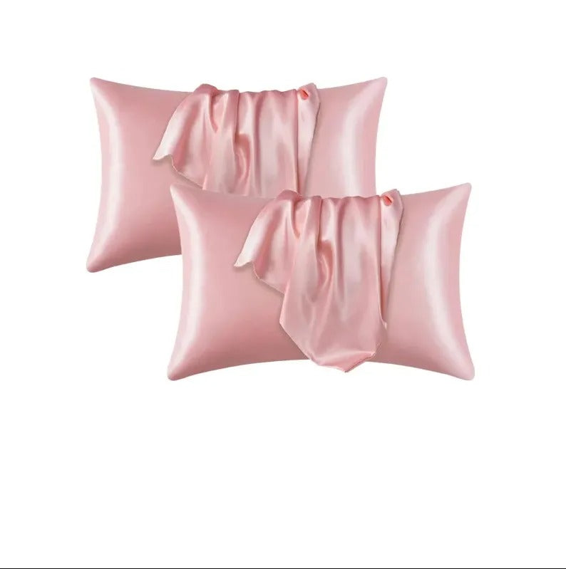 Silk Satin Pillowcase – Smooth Beauty Sleep Hair-Friendly Comfort