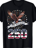 250th Anniversary USA T-Shirt – Patriotic Heritage Graphic Tee