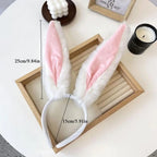 Oversized Rabbit Ear Headband – Plush Comfort & Cute Cosplay Accessory
