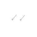 Sterling Silver Stud Earrings – Minimalist Shine in 925 Silver