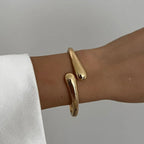 Metal Cuff Bracelet – Bold Geometric Style & Adjustable Bangle