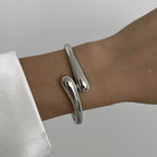 Metal Cuff Bracelet – Bold Geometric Style & Adjustable Bangle